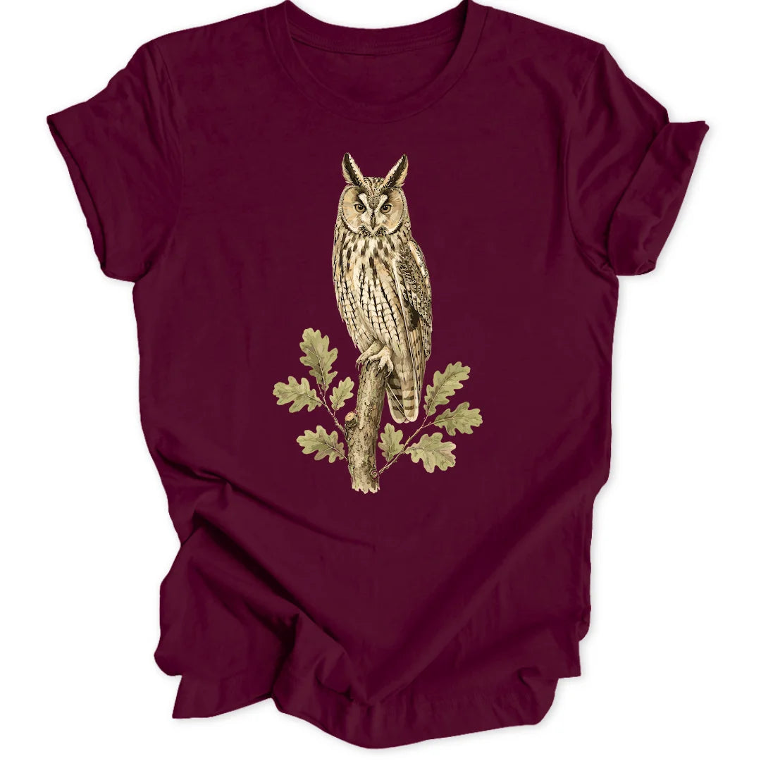 Eared Owl - Maroon