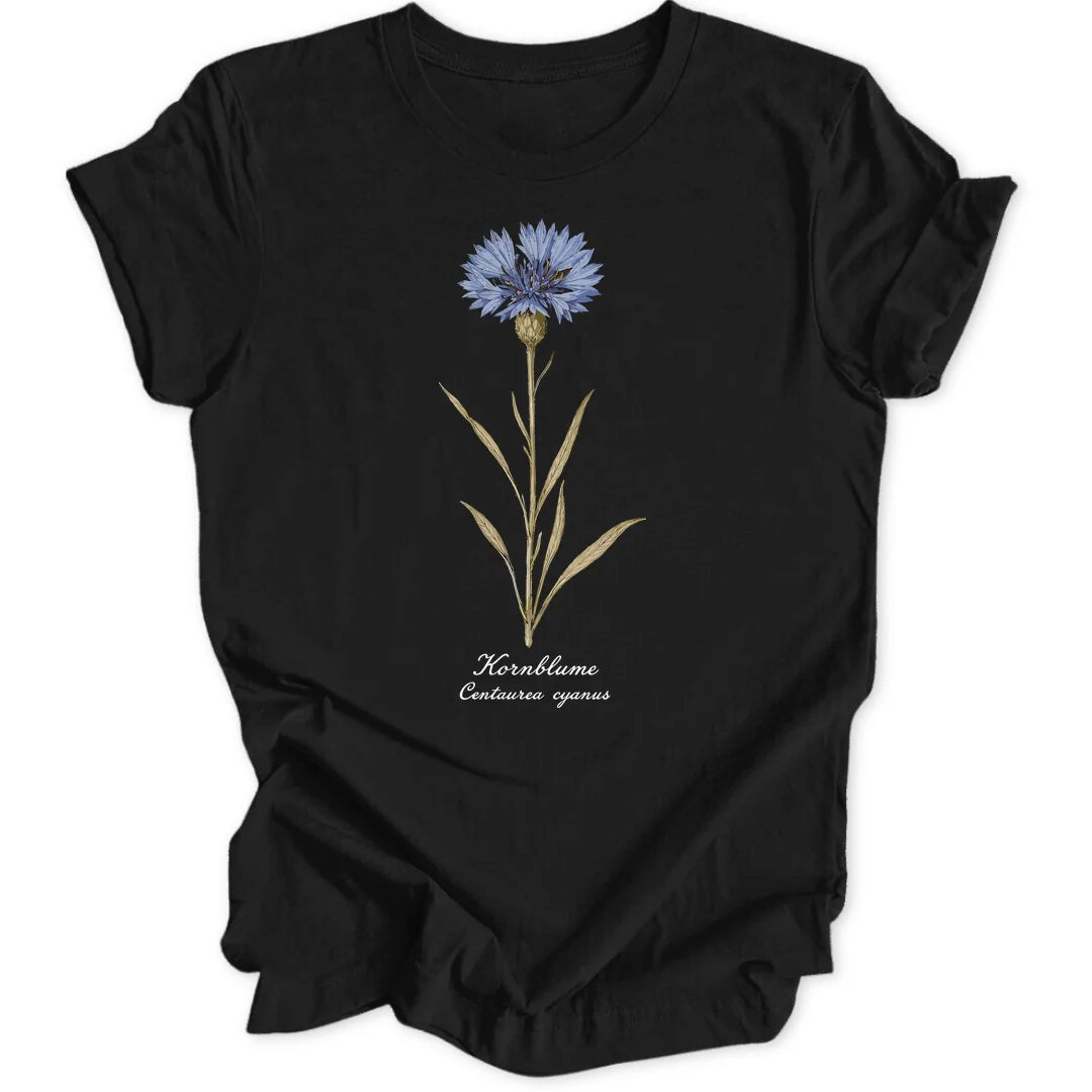 Cornflower Study - Black