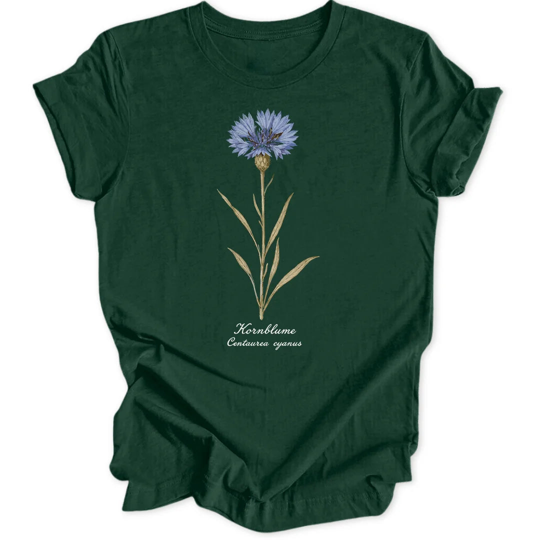 Cornflower Study - Forest Green