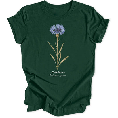 Cornflower Study - Forest Green