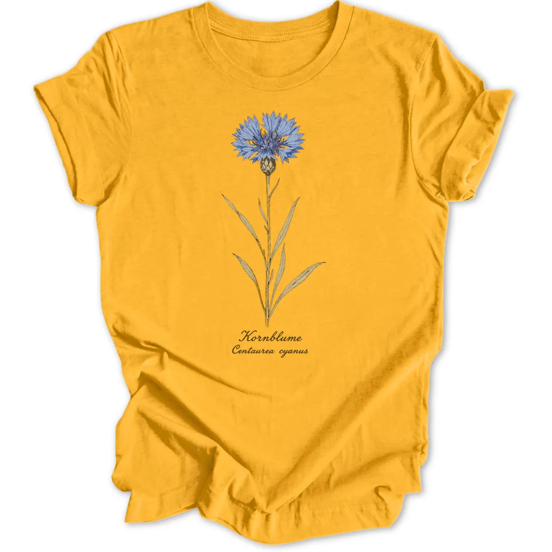 Cornflower Study - Gold