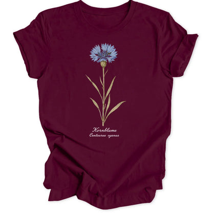 Cornflower Study - Maroon