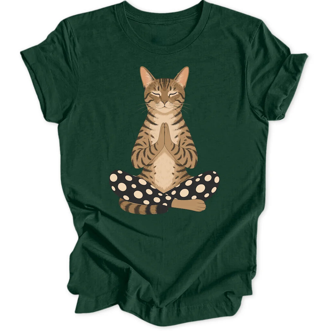 Zen Cat - Forest Green