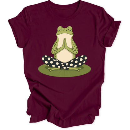 Zen Frog - Maroon