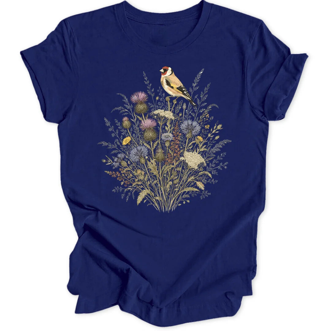 Goldfinch Bloom - Navy