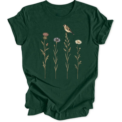 Goldfinch Stems - Forest Green