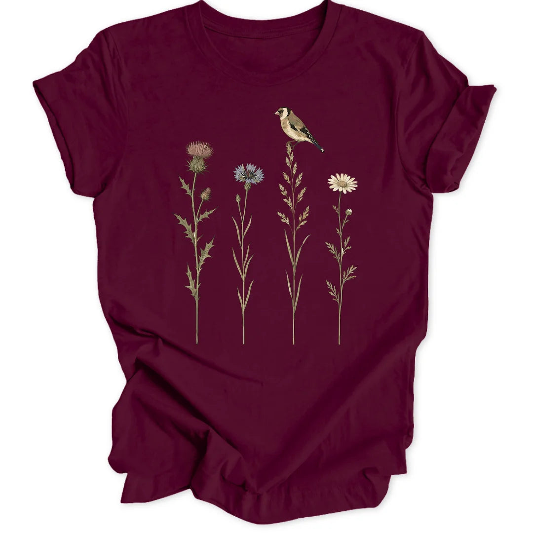 Goldfinch Stems - Maroon