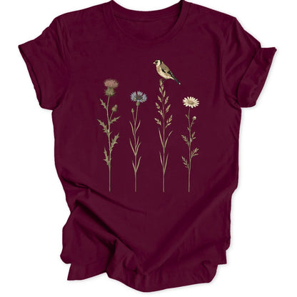 Goldfinch Stems - Maroon