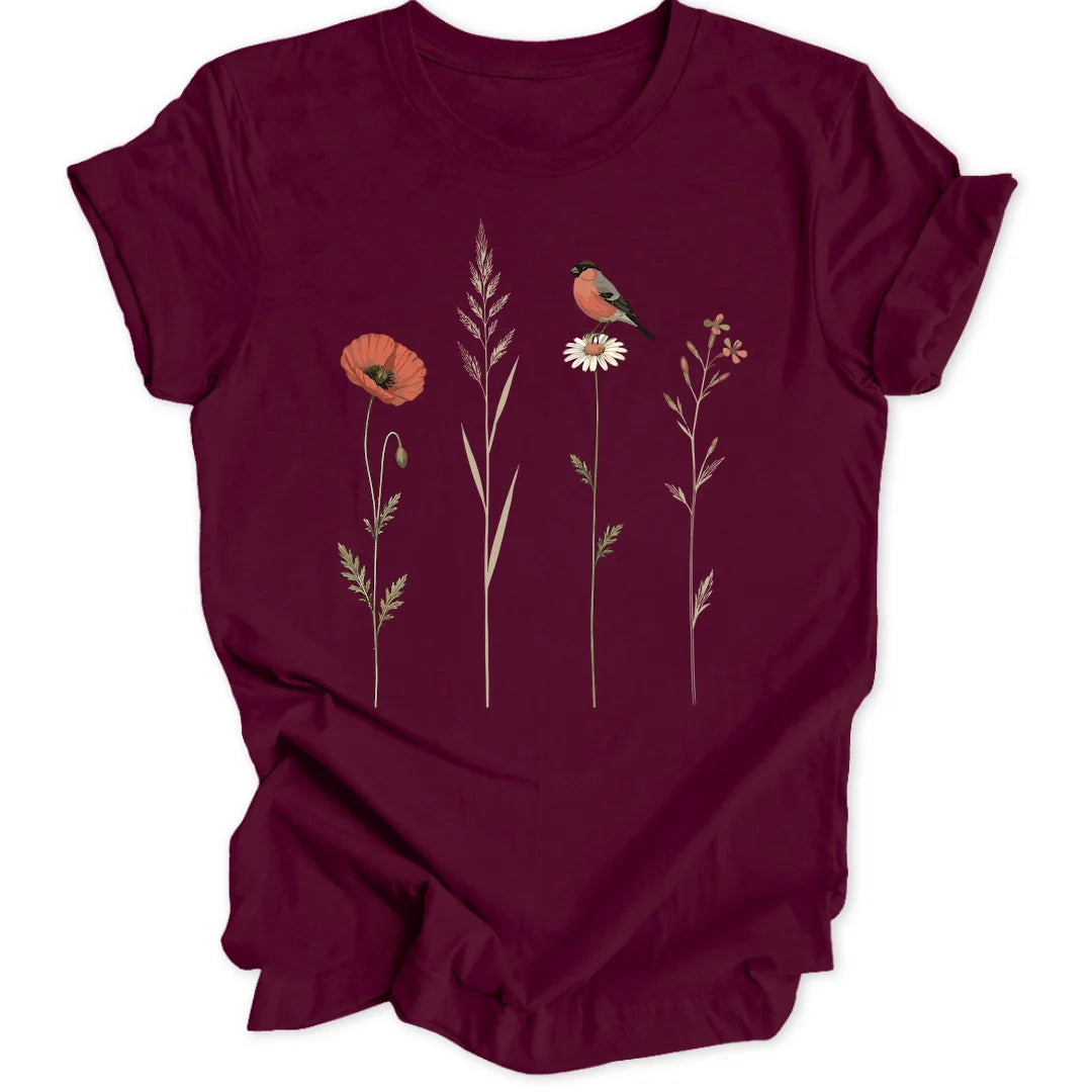 Bullfinch Stems - Maroon