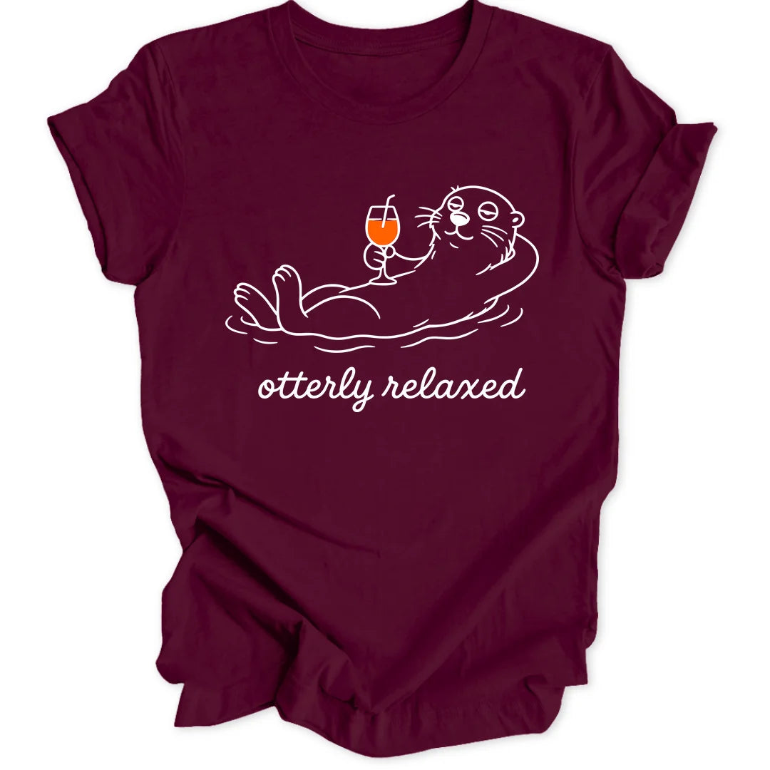 Otterly Relaxed - Maroon