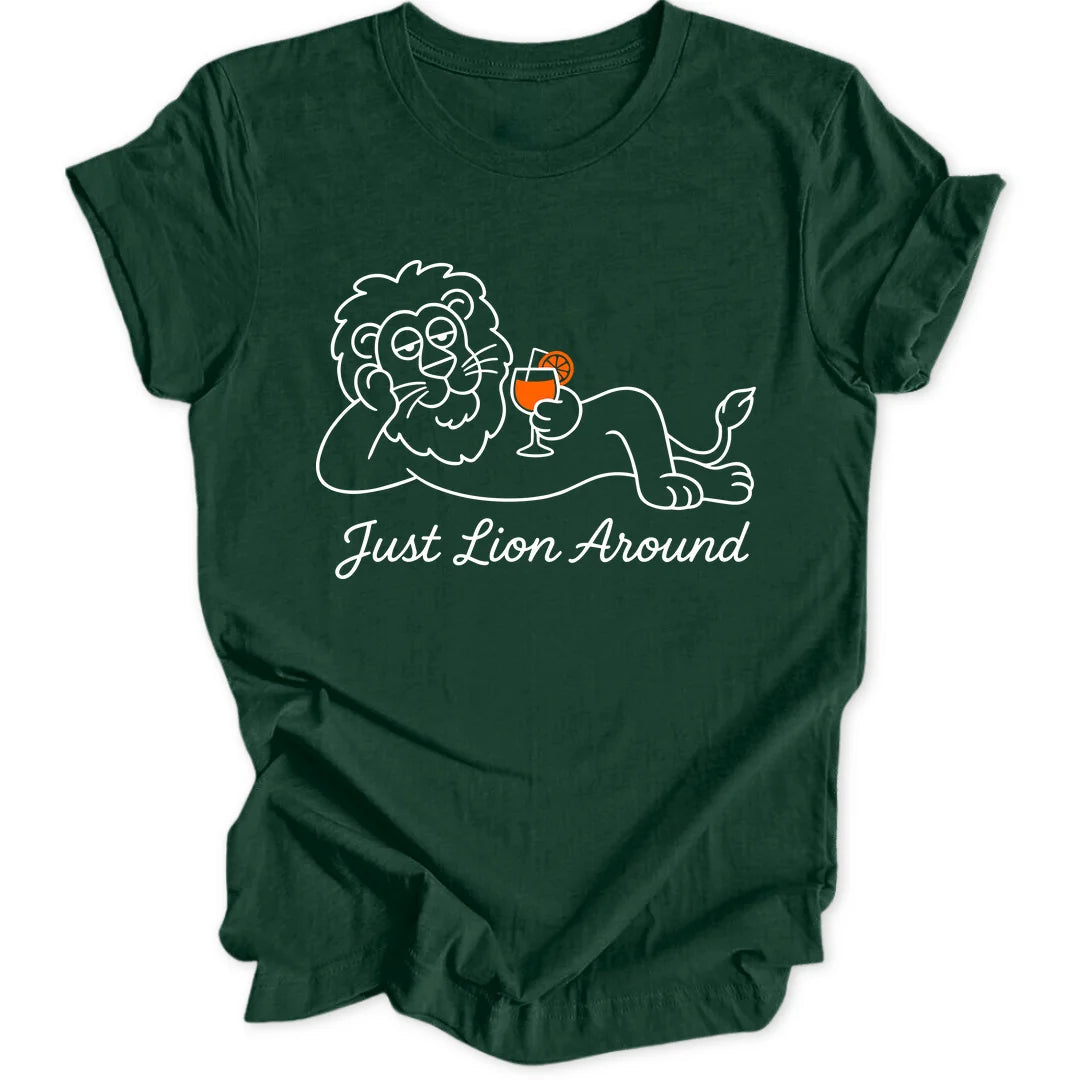 Just Lion Around - Forest Green