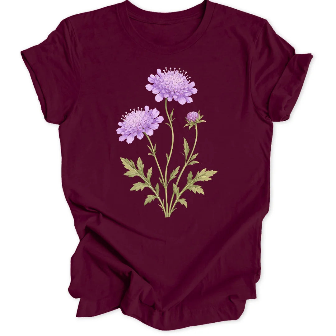 Witwenblume - Maroon