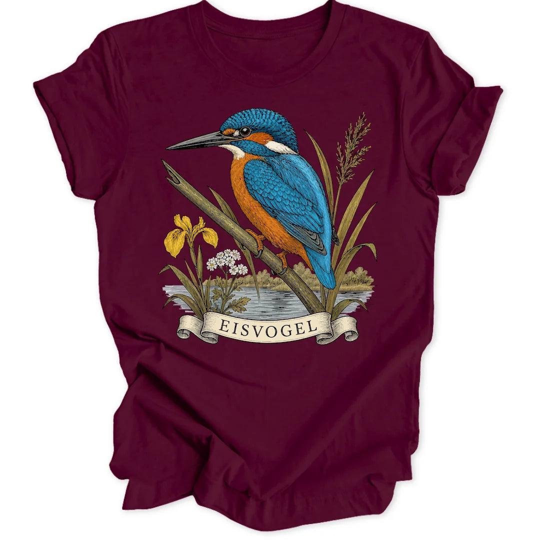 Eisvogel Plate - Maroon