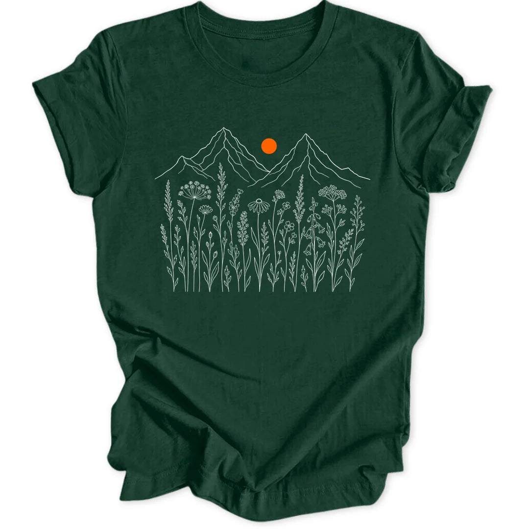 Meadow Peaks - Forest Green