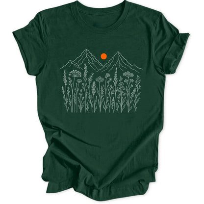 Meadow Peaks - Forest Green