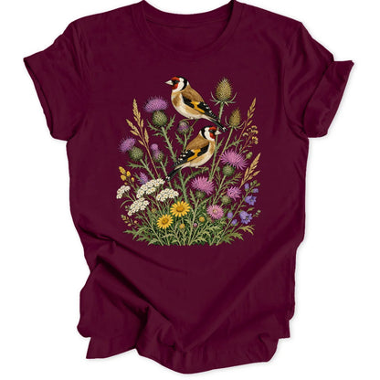 Goldfinch Duo - Maroon