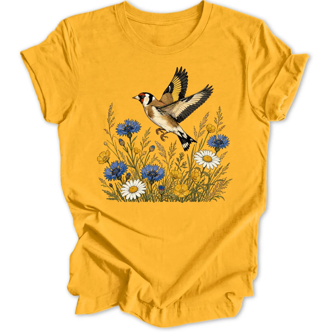 Goldfinch Flight - Gold
