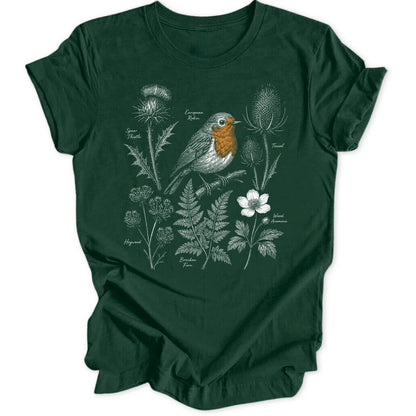 Gothic Robin - Forest Green