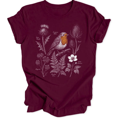 Gothic Robin - Maroon