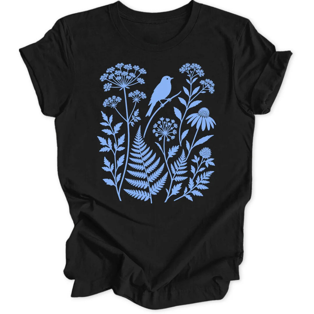 Cyanotype Birds - Black