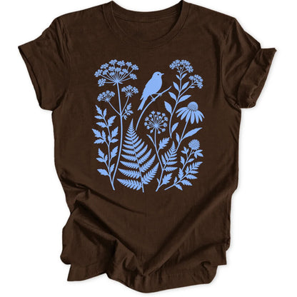 Cyanotype Birds - Dark Chocolate