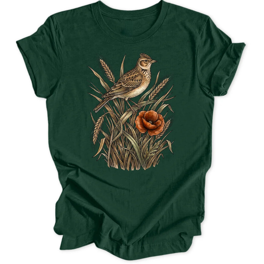 Skylark Poppy - Forest Green