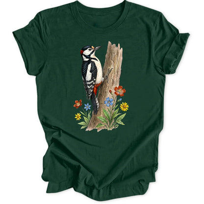 Woodpecker Trunk - Forest Green