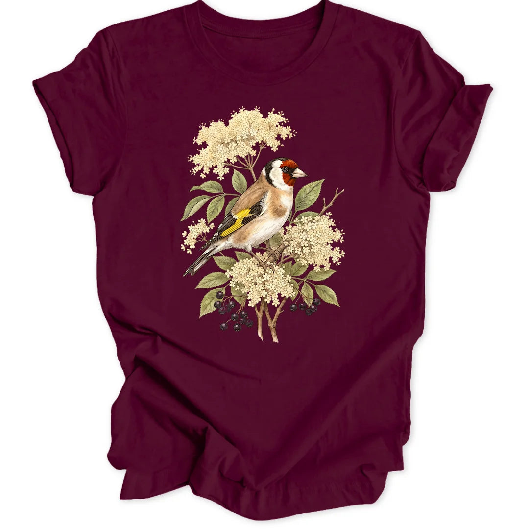 Goldfinch Elder - Maroon