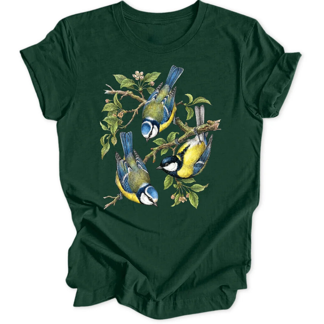 Tit Branch - Forest Green