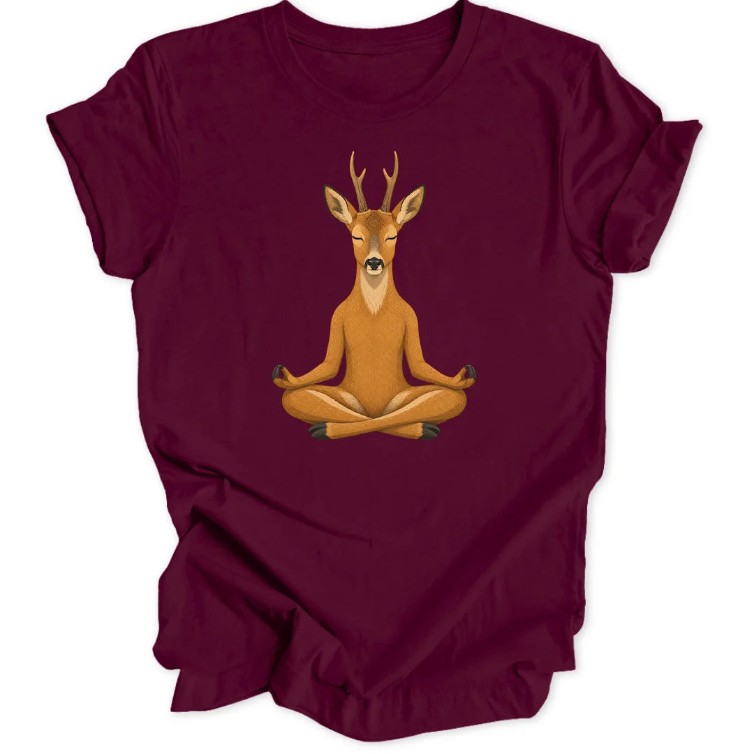 Zen Deer - Maroon