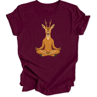 Zen Deer - Maroon