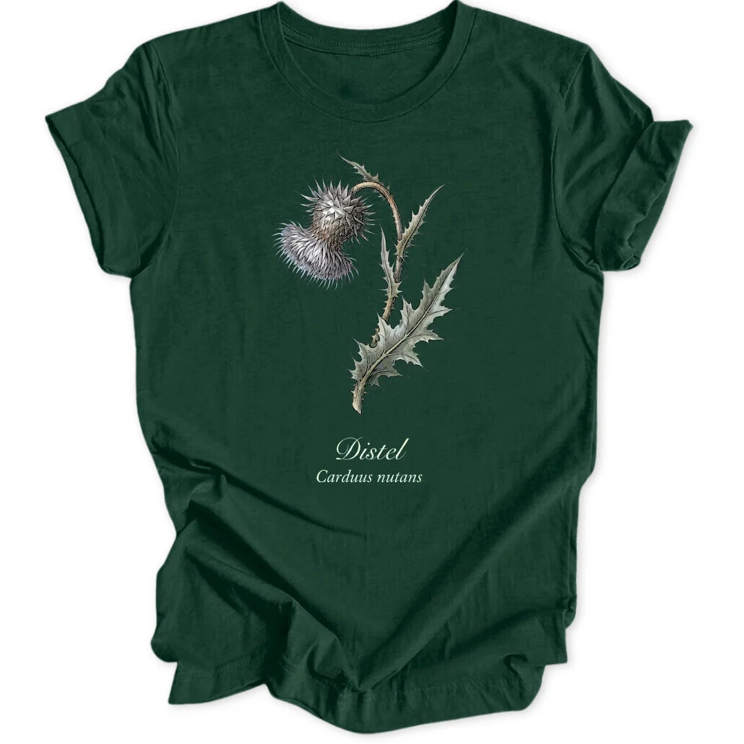 Thistle Study - Forest Green