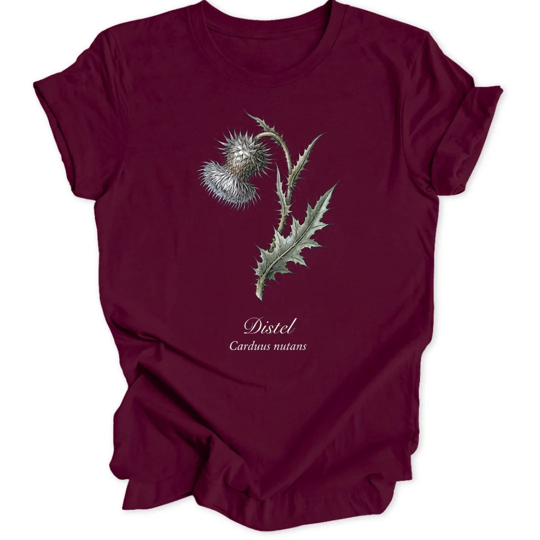 Thistle Study - Maroon