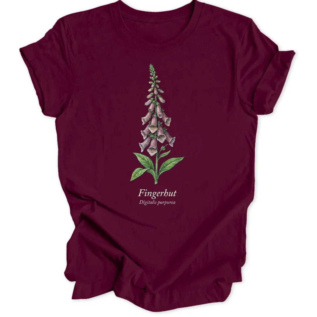 Foxglove Study - Maroon