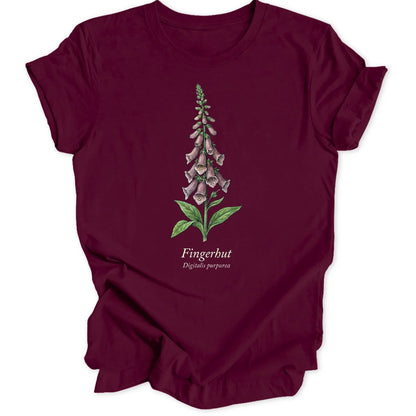 Foxglove Study - Maroon