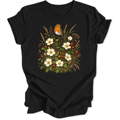 Wild Rose Robin - Black