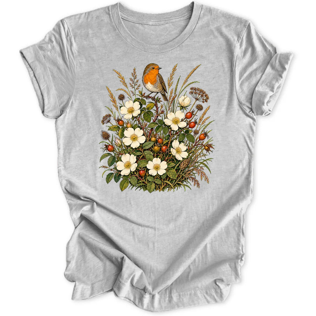 Wild Rose Robin - Sport Grey
