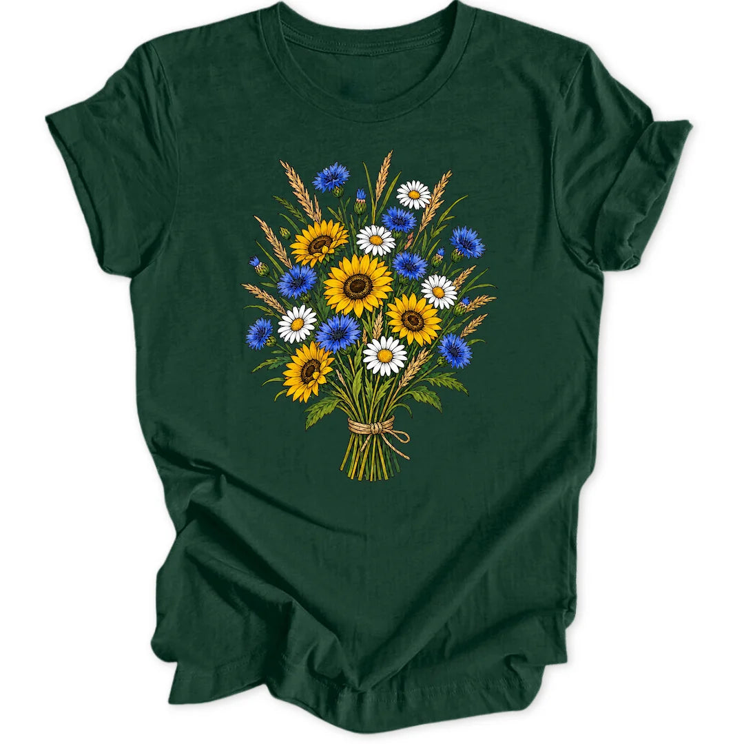 Summer Bouquet - Forest Green