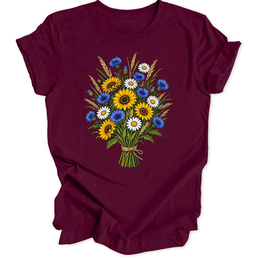 Summer Bouquet - Maroon