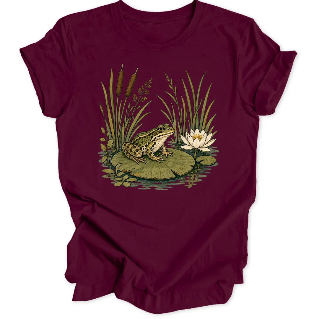 Pond Frog - Maroon