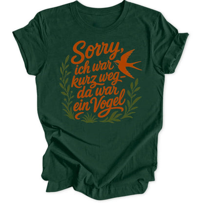 Kurz Weg Vogel - Forest Green