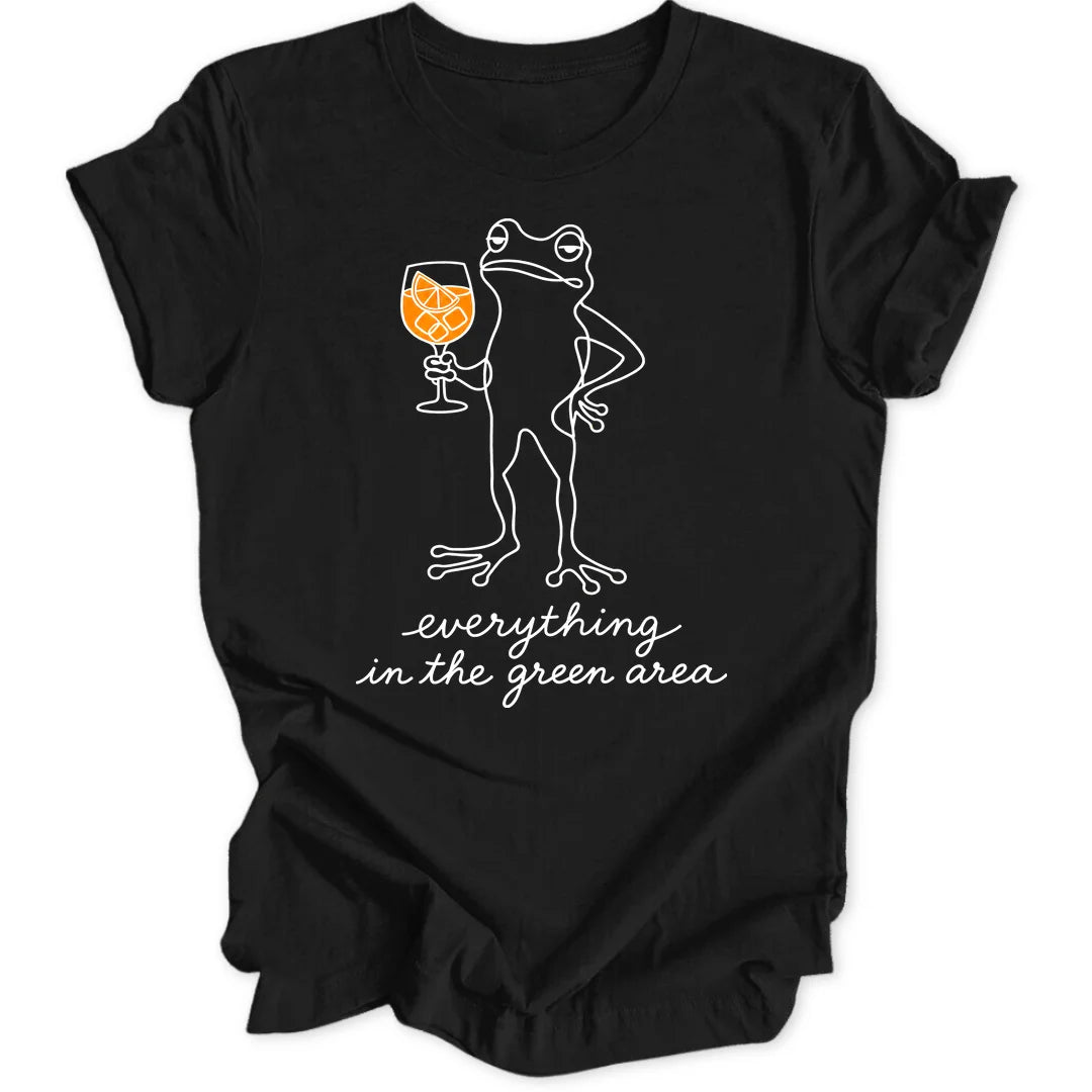 Green Area Frog - Black