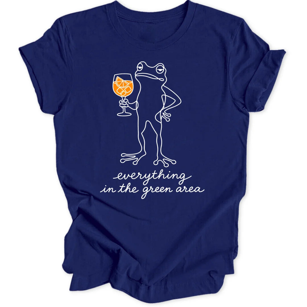 Green Area Frog - Navy