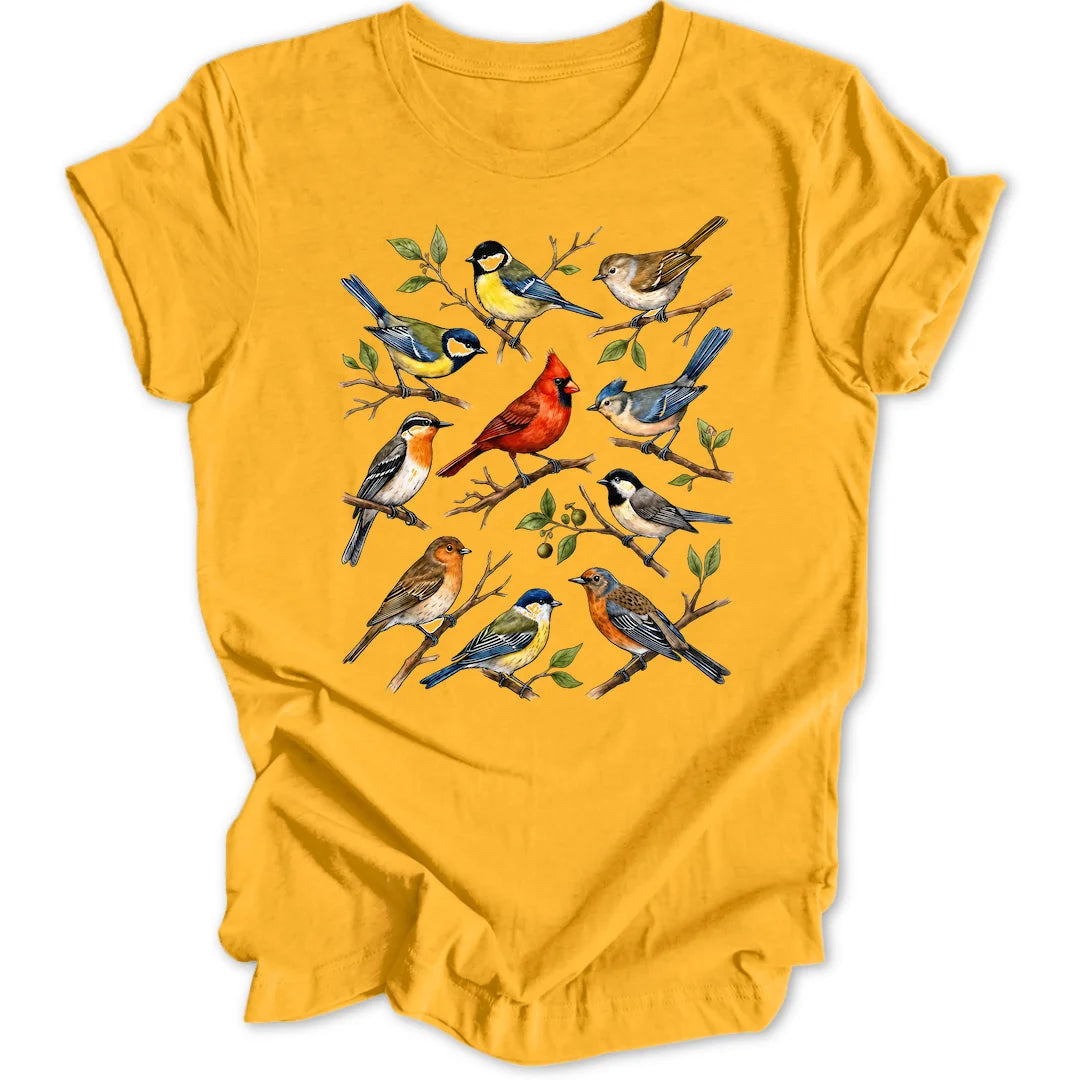 Garden Birds - Gold