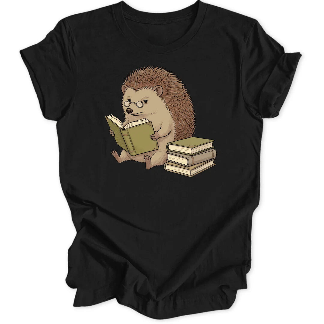 Reading Hedgehog - Black