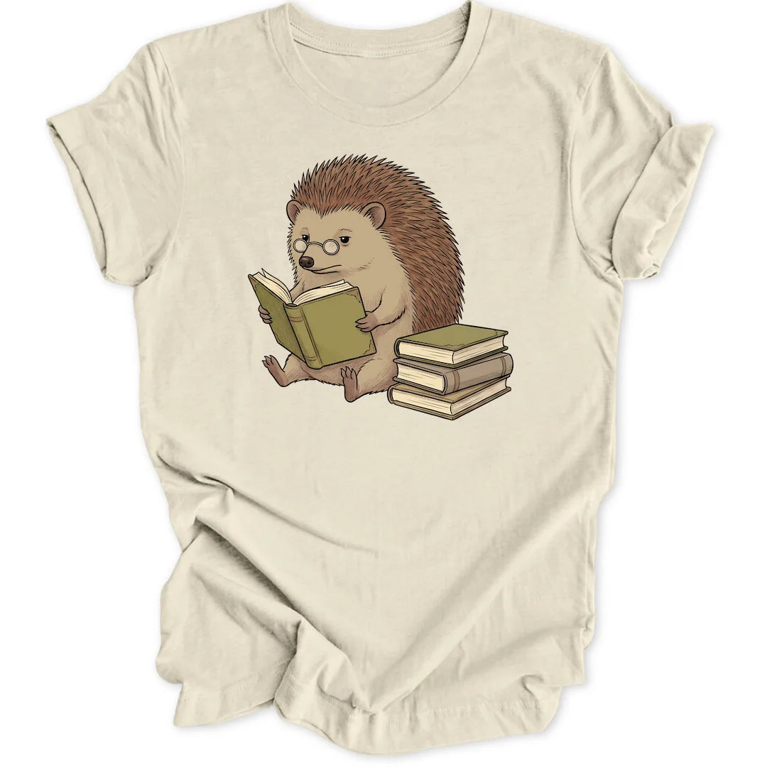 Reading Hedgehog - Natural