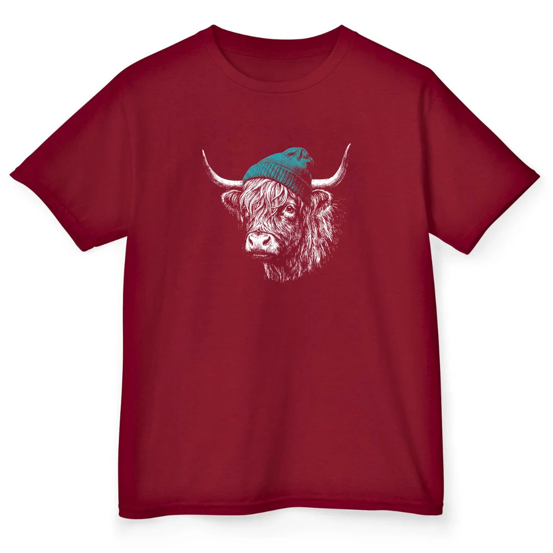 Beanie Cow - Cardinal Red