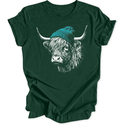 Beanie Cow - Forest Green