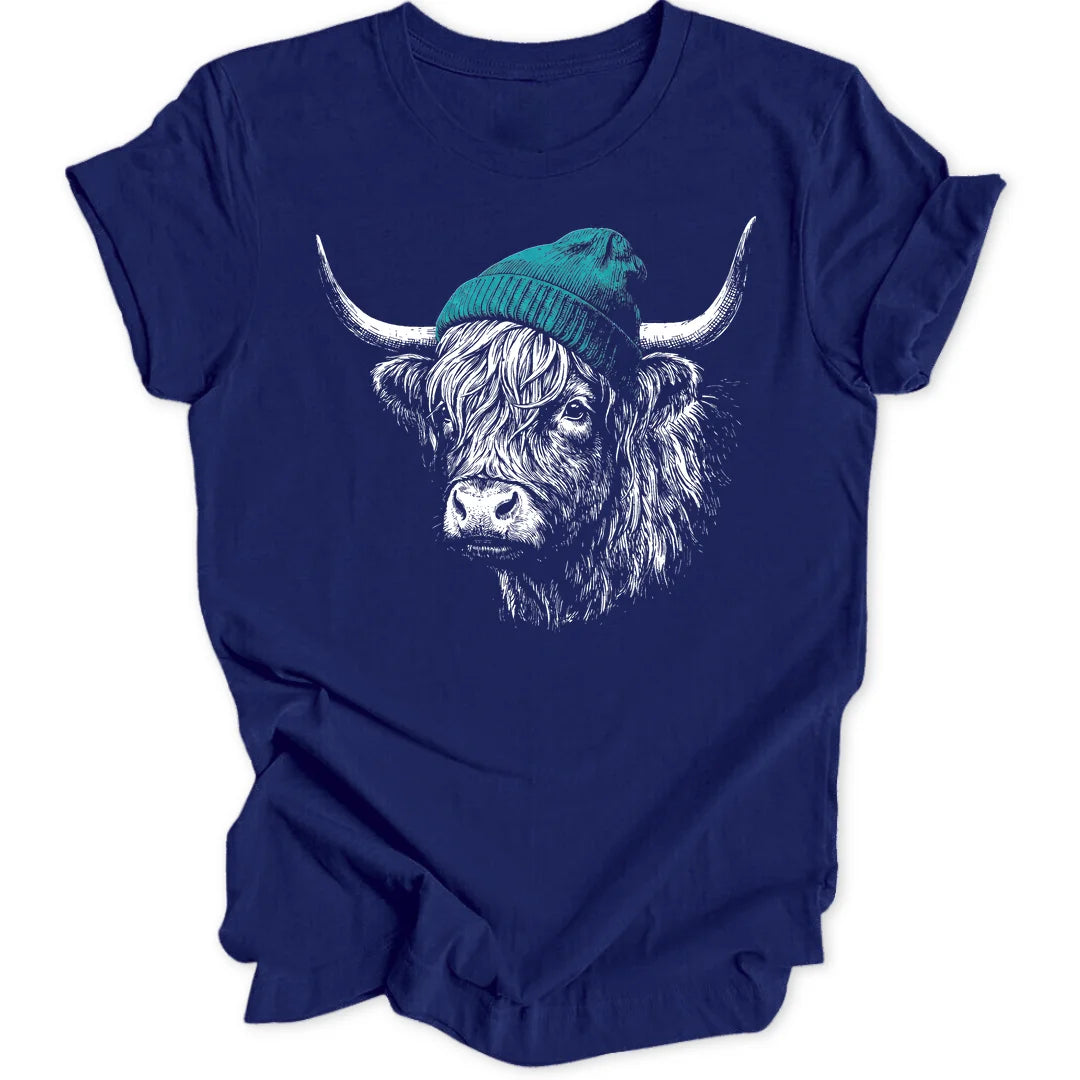 Beanie Cow - Navy