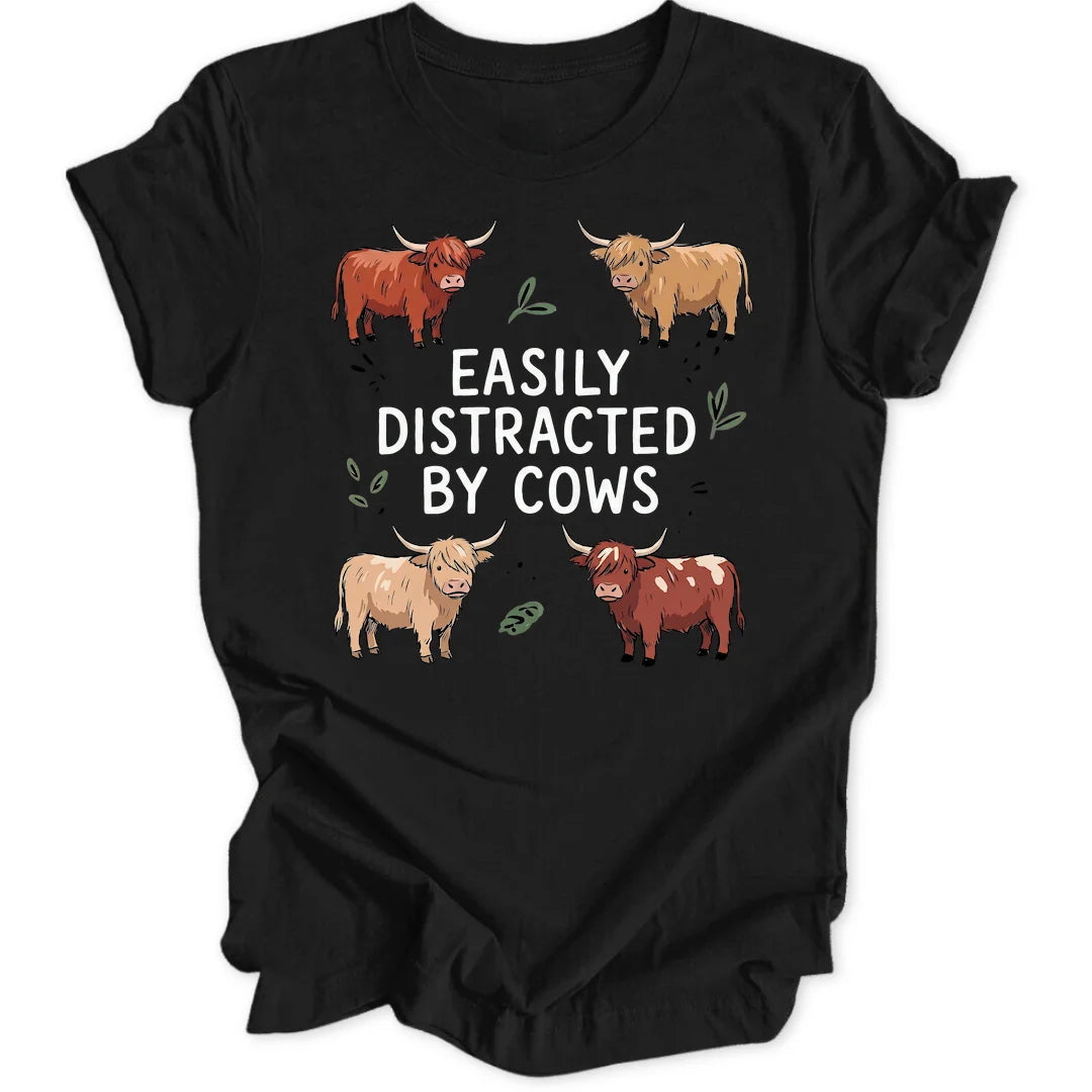 Distracted Cows - Black
